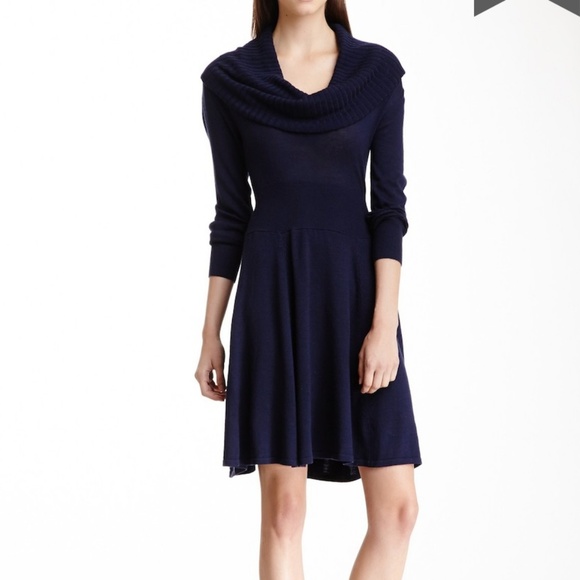 BCBGMaxAzria Dresses & Skirts - BCBG MAXAZRIA Shiela Wool Knit Cowl Neck Dress NWT
